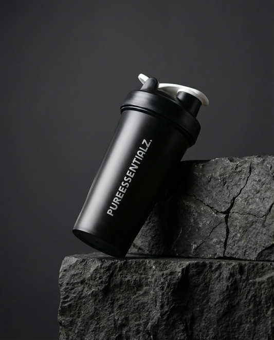 PUREESSENTIALZ. Premium-Shaker - 700ml - Schwarz